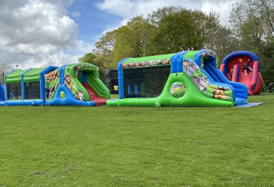 70ft Inflatable Obstacle Course