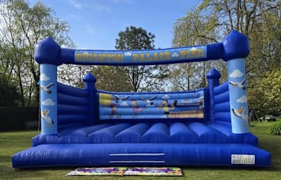 Adult Bouncy Castle Beach theme 25ft x 25ft THE BIG ONE!, a adult bouncy castle for hire from 1st Choice Inflatables