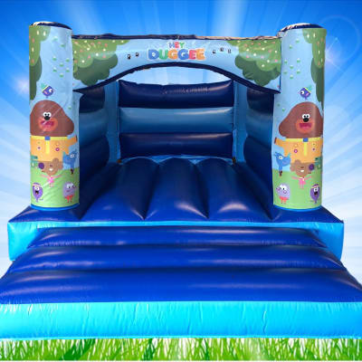 Hey Duggee Bouncy Castle, a bouncy castle for hire from Chloe's Castles