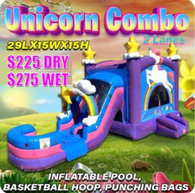 Combo Bounce Houses "WET"