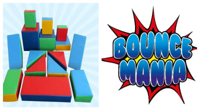 17 piece Soft Play, a soft play set for hire from Bounce Mania