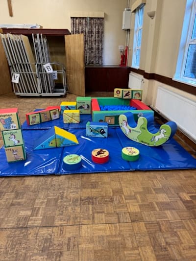 Alphabet Soft Play, a soft play set for hire from Elmbridge Inflatables