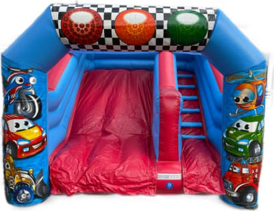 Transport Tots Slide, a inflatable slide for hire from Epic Inflatables & Soft Play Hire