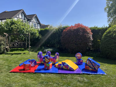 Soft Play 12 Pieces, a soft play set for hire from Bouncy Castle Boys