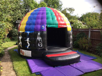 12ft x 15ft Disco Dome, a disco dome for hire from Abc Party Hire
