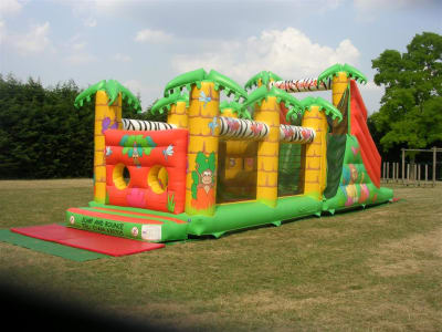 Jungle Challenge Assault Course, a assault course for hire from Jump & Bounce