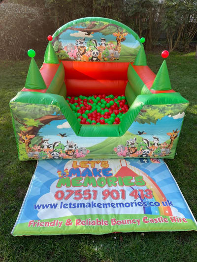 Jungle Kingdom Ball Pool, a soft play set for hire from Let's Make Memories
