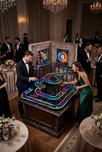 Marble Run - Marble Racing, a assault course for hire from Funday Entertainment