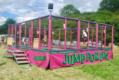 funfair trampoline hire UK trampoline hire