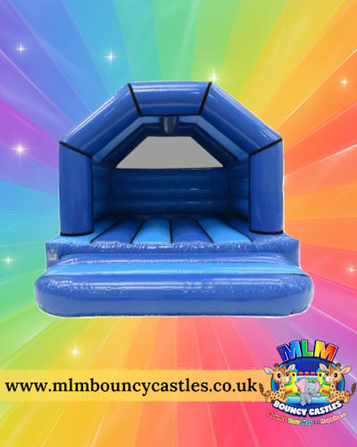 12ft x 12ft Blue Bouncy Castle, a bouncy castle for hire from MLM Bouncy Castles