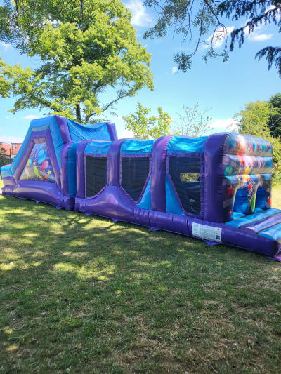 40ft Energy Assault Course - Party Theme, a assault course for hire from Airscape Events