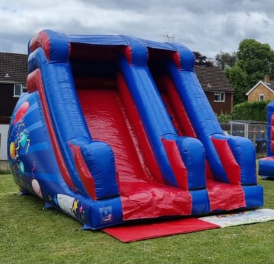 Partytime Slide, a inflatable slide for hire from Allsorts Inflatables