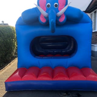 Elephant Bouncy Castle, a bouncy castle for hire from Happy Days Bouncy Castles