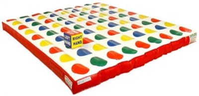 Inflatable Twister, a inflatable game for hire from Crockerz Castles