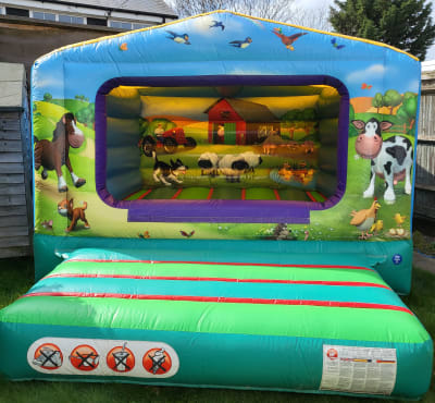 Farmyard Bouncy Castle (10 x 10ft), a bouncy castle for hire from Airscape Events