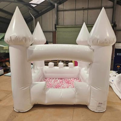 White Kingdom Ball Pit, a soft play set for hire from Playdays Parties