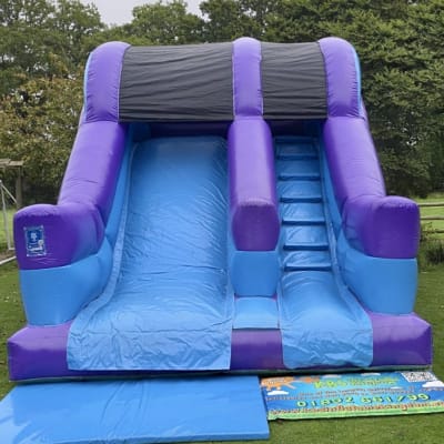 8ft Platform Party Slide, a inflatable slide for hire from KBS Inflatable Kingdom