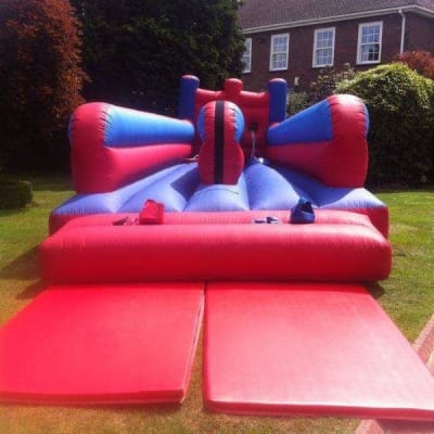 Bungee run, a assault course for hire from Bounce About Sussex