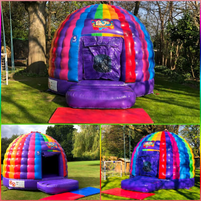 Bouncy Castle Disco Dome 2, a disco dome for hire from BJ's Bouncy Castles & Soft Play Hire