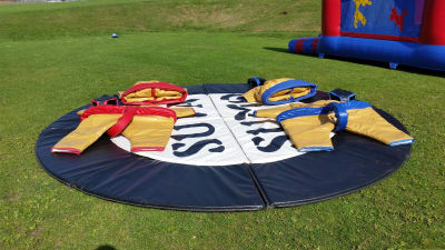 Junior Sumo Suits, a inflatable game for hire from Crockerz Castles