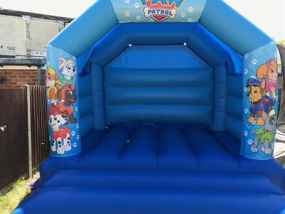 12ft x 12ft Paw Patrol Castle, a bouncy castle for hire from SK Hire Events