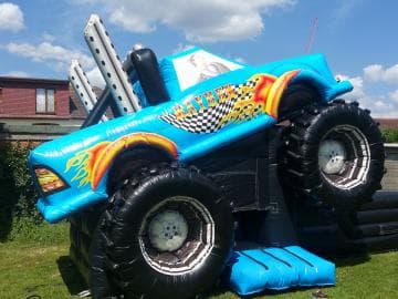 Monster Truck Combo, a bouncy castle for hire from Laxcorp Event Hire