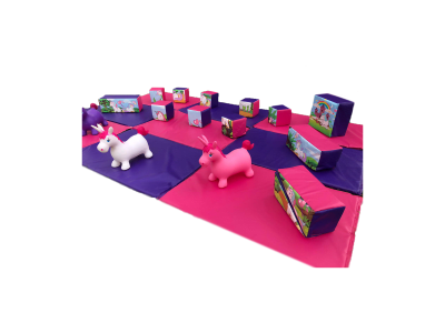 Unicorn Soft Play Set, a soft play set for hire from Bouncy Mania