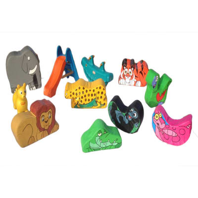 Jungle Soft Play, a soft play set for hire from Jumping Jacks
