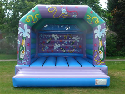 Adult Celebration Bouncy Castle Hire Surrey, a adult bouncy castle for hire from Allsorts Inflatables