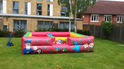 14ft x 14ft Cbeebies soft play hire, a soft play set for hire from TFG Bouncy Castles