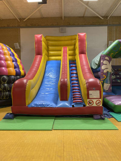 Giant slide, a inflatable slide for hire from Harry's Quads 'N' Castles