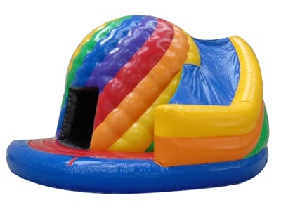 Candy Twist n Slide Disco Dome, a disco dome for hire from Ready Steady Bounce