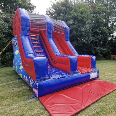 Party Time Inflatable Slide (8ft), a inflatable slide for hire from The Bounce Generation