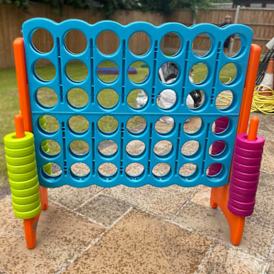 Mega Connect 4, a inflatable game for hire from Bouncy Castle Factory