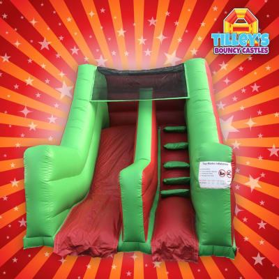 Jungle Fun Children's Slide, a inflatable slide for hire from Tilley's Bouncy Castles and Soft Play Hire