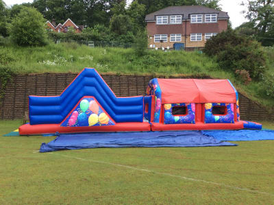 ASSAULT COURSE 11ft x 44ft x 12ft, a assault course for hire from All Bounce Surrey