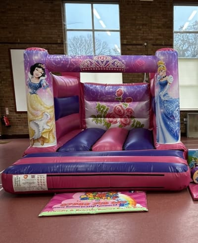 Low Height Princess Castle, a bouncy castle for hire from Bouncy Castle Fun World