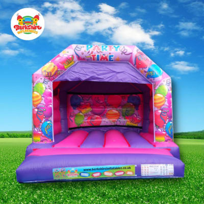 Party Time (Purple/Pink) Fun, a bouncy castle for hire from Berkshire Inflatables