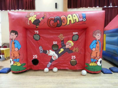 Football / Penalty Shootout, a inflatable game for hire from Laxcorp Event Hire