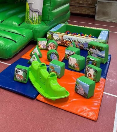 Jungle Soft Play Package, a party package for hire from Bouncy Castle Fun World