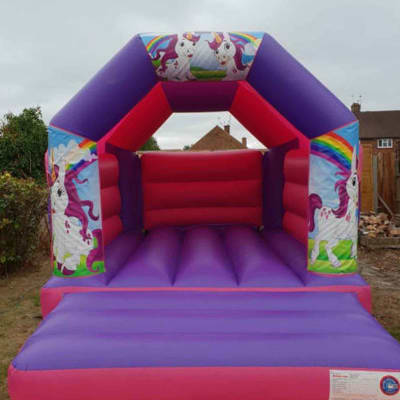 Unicorn Bouncy Castle, a bouncy castle for hire from Jumptastic Bouncy Castles