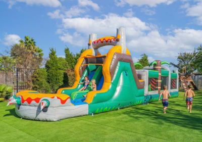🦖🦕🌋 42 FT of PURE FUN!!!