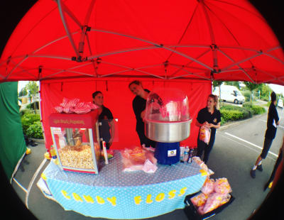 Candy Floss Machine - marquee build