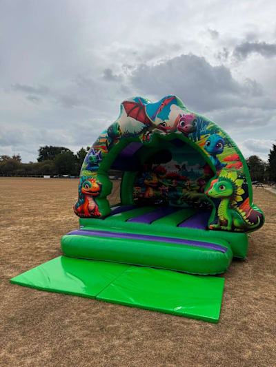 12x12ft Dinosaur Contoured Bouncer, a bouncy castle for hire from Bouncing Happy