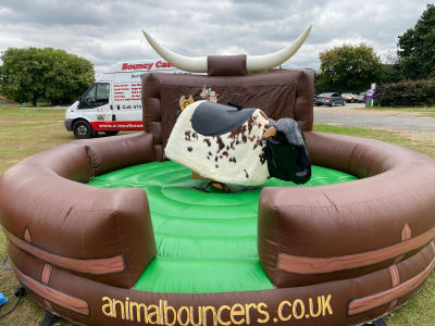 Rodeo Bull Hire, a inflatable game for hire from Animal Bouncers