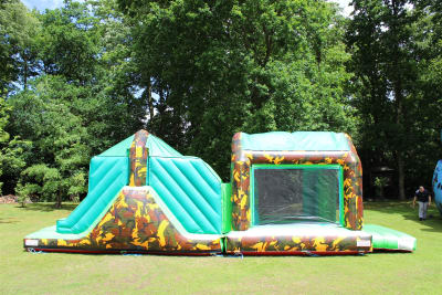 Two Part Army Obstacle Course, a assault course for hire from Allsorts Inflatables