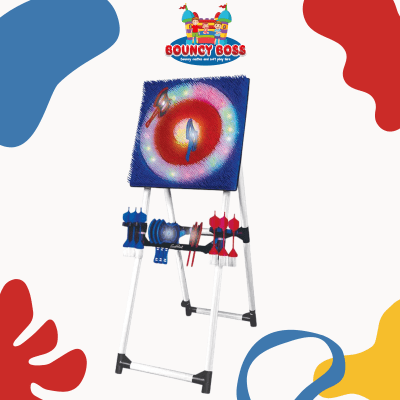 Axe throwing, a soft play set for hire from Bouncy Boss