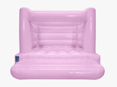 Pastel Pink Bouncer, a bouncy castle for hire from Jump N Joy Inflatables