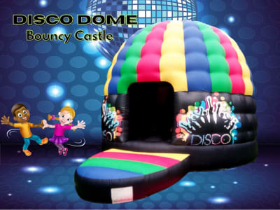Disco Dome Bouncy Castle for adults & kids 20x15ft, a disco dome for hire from Have A Bounce
