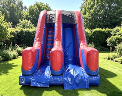 *NEW* Super Slide 2, a inflatable slide for hire from BJ's Bouncy Castles & Soft Play Hire